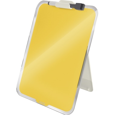 Desktop-Notizboard Leitz Cosy A4 gelb Glas