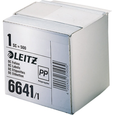 Folienschild Leitz f. 6640/6642 500St 66411000