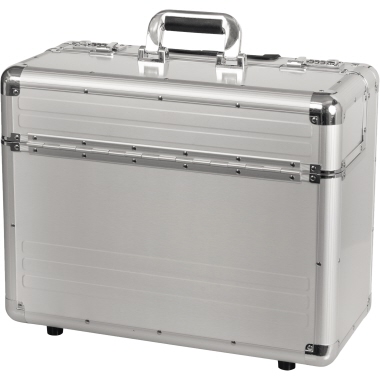 Pilotenkoffer Alumaxx 45122 Omega Aluminium, Arretierbarer Teleskopstangen