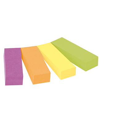 Haftmarker Post-It 670-4CA 12,7x44,4mm 4x50 Blatt, Pefc