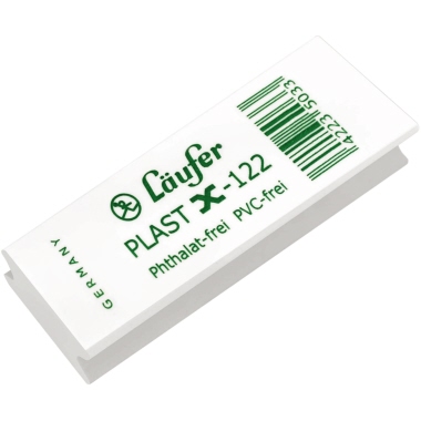 Radierer Läufer X-122 weiß 65x21x12mm