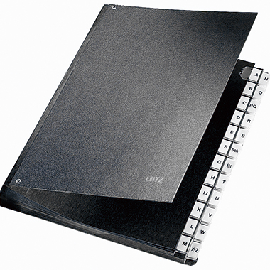 Pultordner Leitz 5924 A4 A-Z schwarz 