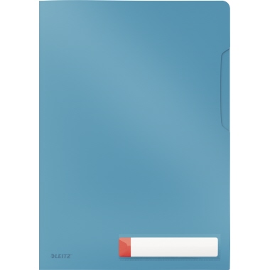 Sichthülle Leitz 4708 A4 sanft blau 3St Cosy Privacy blickdicht Pp