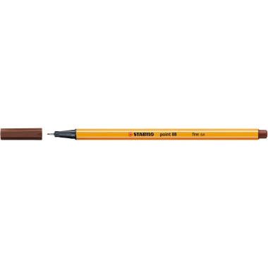 Feinschreiber STABILO® Point 88/45 braun 0,4mm