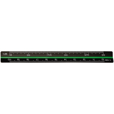 Dreikantmaßstab 169 10cm schwarz 