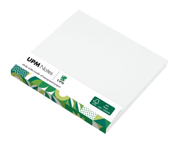 Haftnotiz 5654-00 75x75mm transparent Recycling