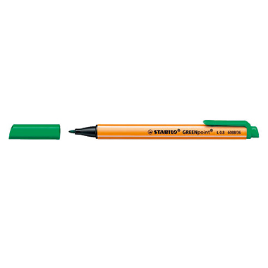 Faserschreiber Stabilo 6088 Greenp. grün 0.8 Mm