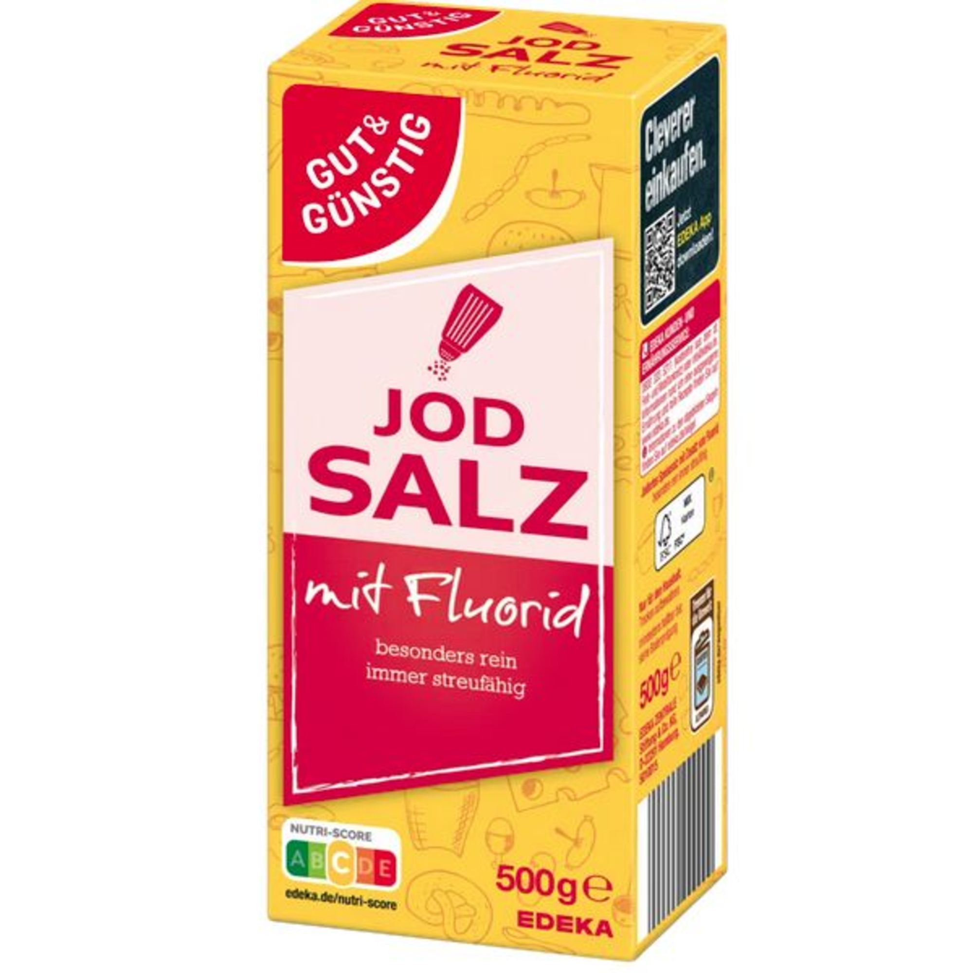 Jodsalz mit Fluorid 500g 