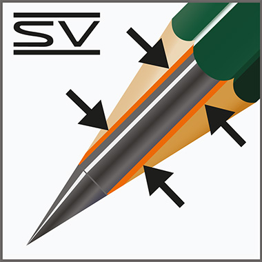 Stenobleistift Castell 9008 B  Stenobleistift Castell 9008 B