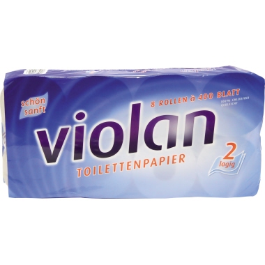 Toilettenp. 2lagig 8x250Bl Tissue 8 Rol 
