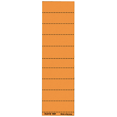 Beschriftungsschilder Leitz 1901 orange 60x21 Mm