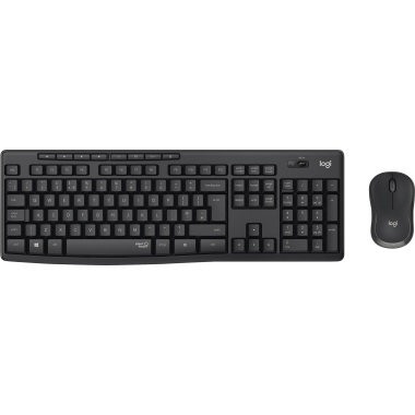 Tastatur-Maus Set Logitech MK295 grafit SilentTouch Funk