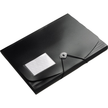 Sammelmappe Foldersys 10028 A4 PP schwar 