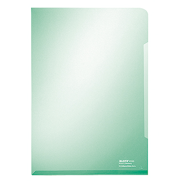 Sichthülle Leitz 4153 A4 0,15mm grün PVC-Hartfolie, dokumentenecht