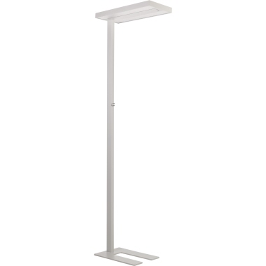 LED-Stehlleuchte ALCO 9085-10 80W Aluminium, WEIß, Tages- & Bewegssensor,