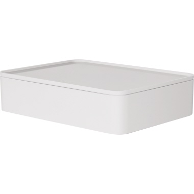 Utensilienbox Allison 1110 snow white stapelbar, mit Innenschale u. Deckel