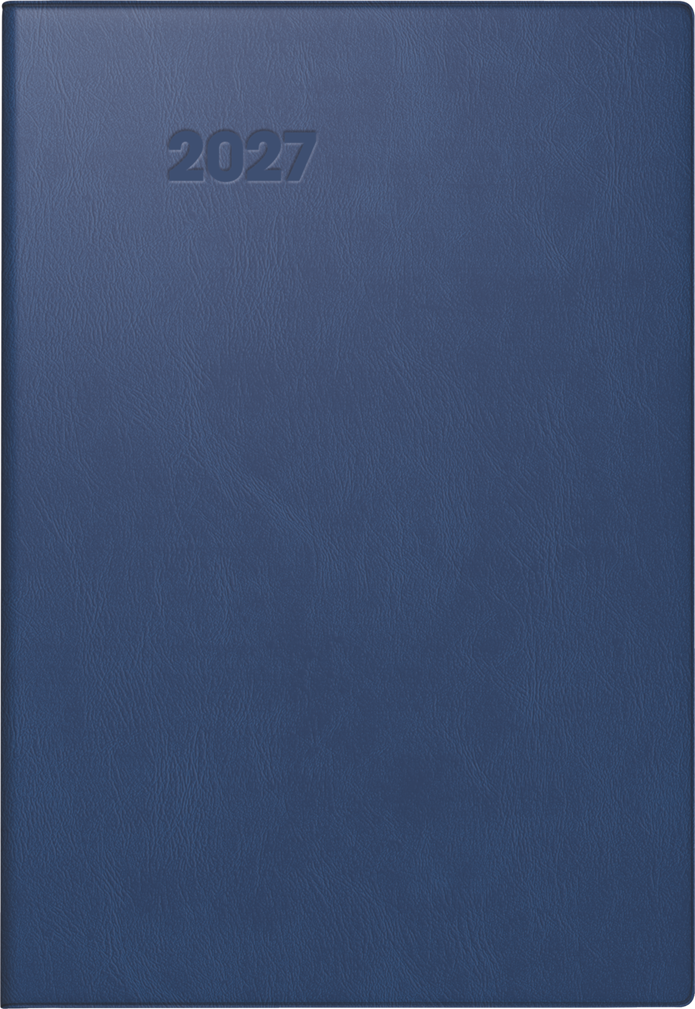Taschenkalender 72311 2S/1W blau 7,6X11,2cm, mit Eckperforation, 160 S.