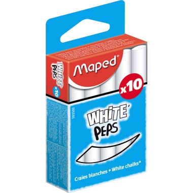 Kreide Maped M593500 rund weiß 