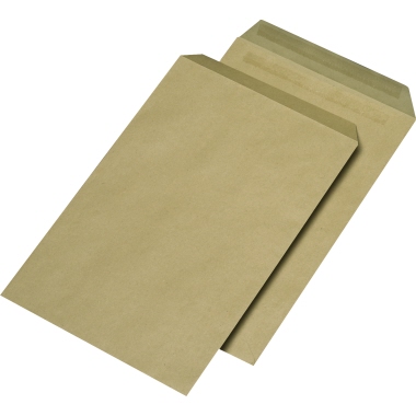Versandt. C4 oF 110g SK braun 229x324mm, Ohne Fenster, Selbstklebend
