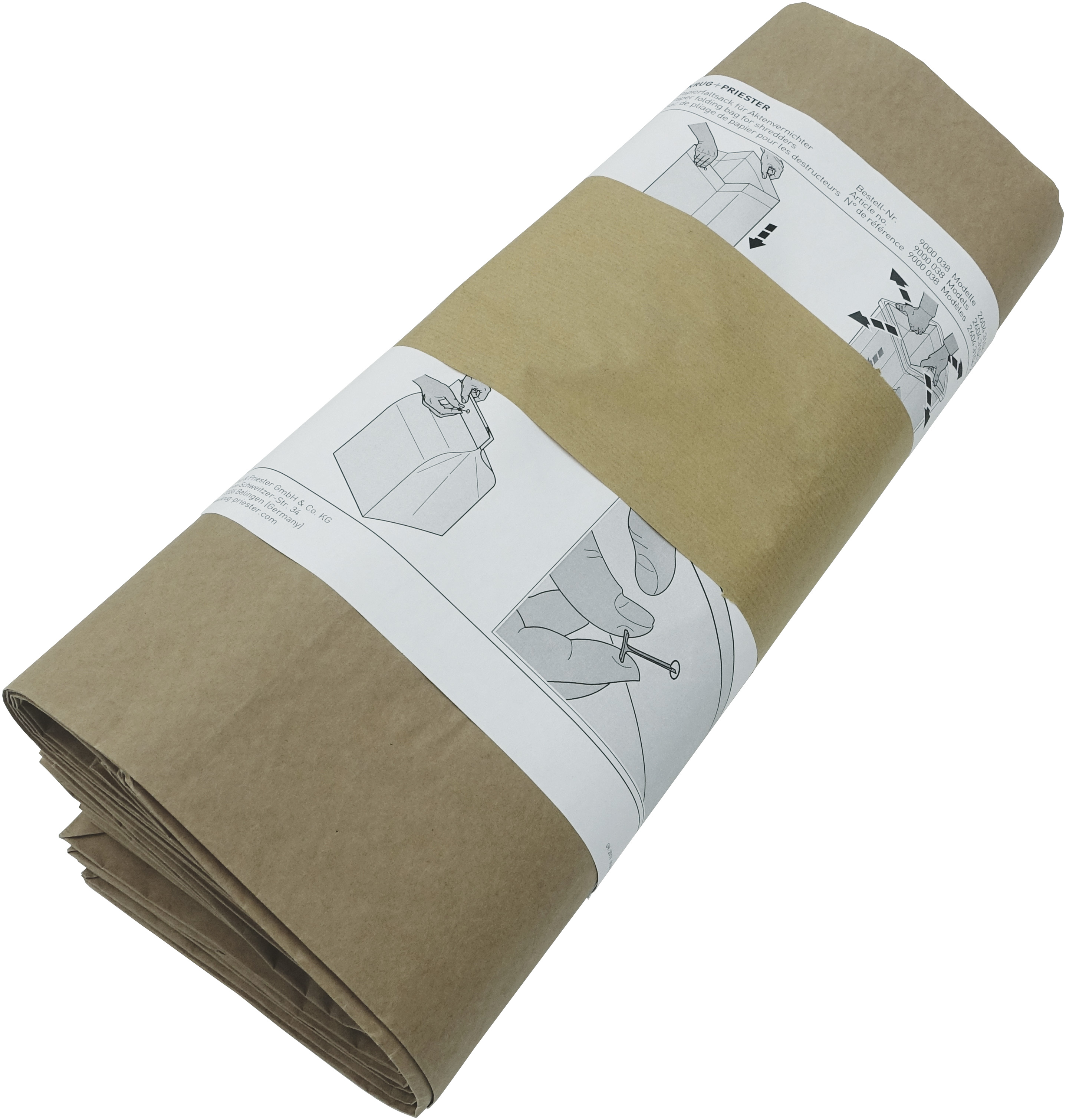 Papierfaltsäcke Ideal 9000038 