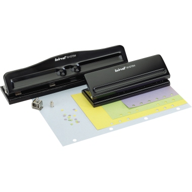 Locher Bind T5005 schwarz Für A5 & A4 Formate, 2-,4-,6-fach-lochun