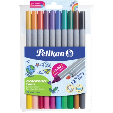 Fasermaler Pelikan 949511 Colorella Etui mit 10 Stiften