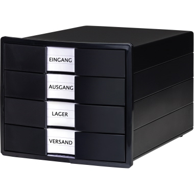 Schubladenbox HAN 10128 4F schwarz Karma