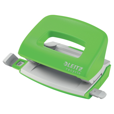 Locher Leitz 5010 NeXXt Recycle grün 10 Bl grün, mit Schiene Mini 5010055