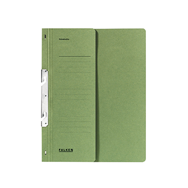 Einhakhefter Falken 80004013 A4 grün 1/2 Deckel, 250g, kaufm. Heftung