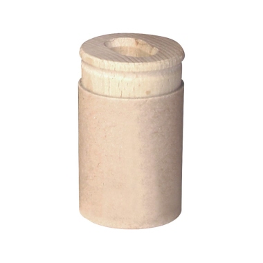 Spitzerdose Memo S174601 doppelt Buchenholz/Recyclingpappe