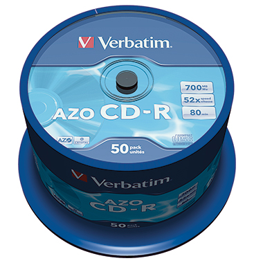 CD-R Verbatim 700MB 80Min. 50erSp. 50er Spindel, 43351 CD-R Verbatim 700MB 80Min. 50erSp. 50er Spindel, 43351