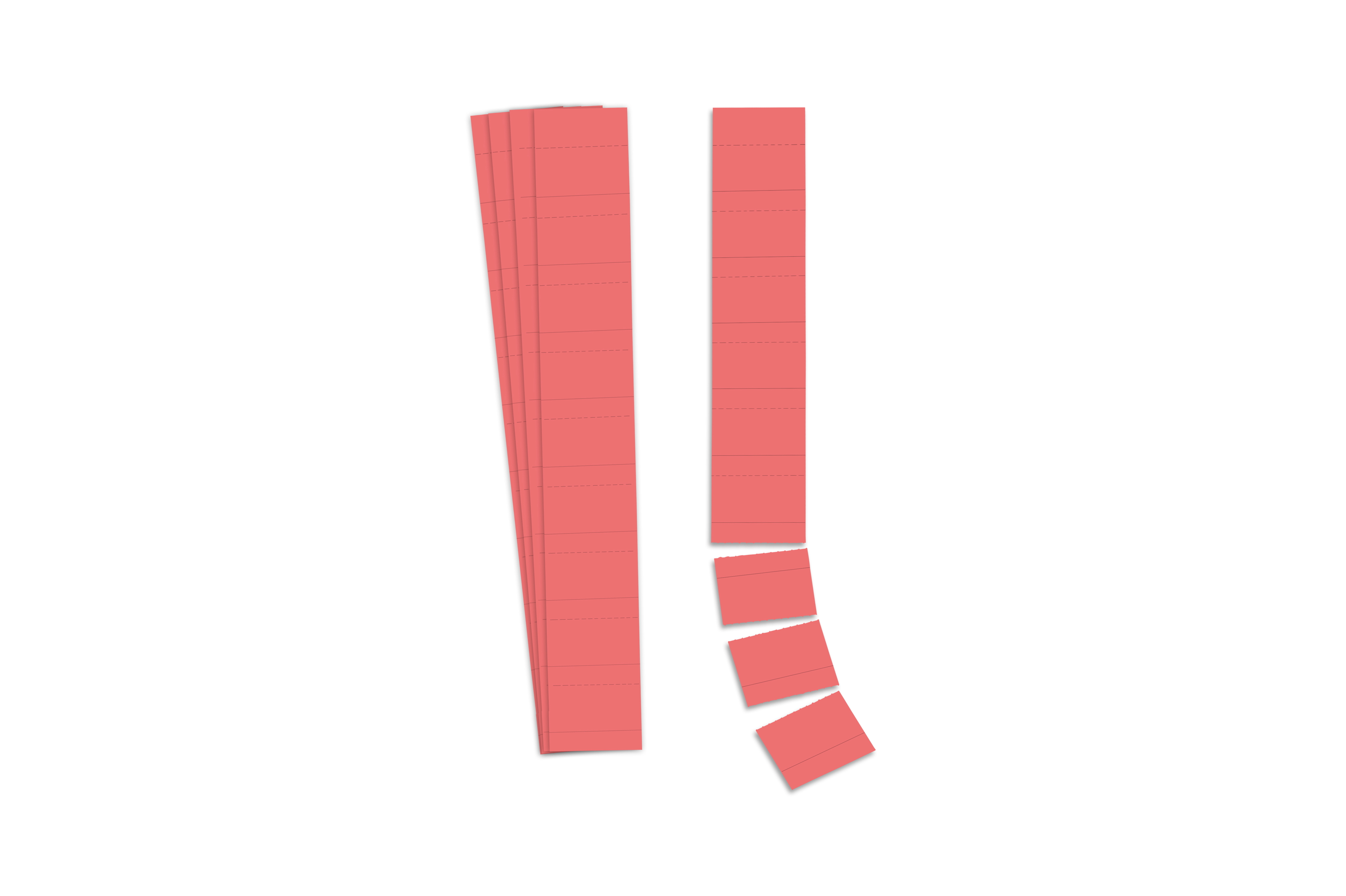 Einsteckkarten Ultradex 140505 rot 50x32mm