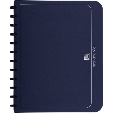 Ringmappe Oxford 100205608 VaZi A4 dblau Vario Zipp