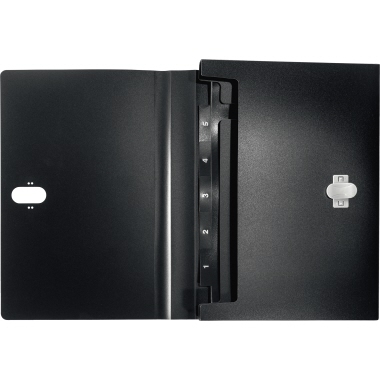 Projektmappe Leitz 4624 A4 PP 5F schwarz 