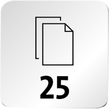 Heftgerät Novus B2 re+new schwarz bis 25 Blatt