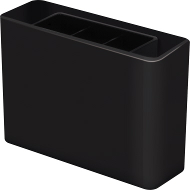 Stifteköcher HAN 92120 Smart-Line schw Schwarz, 135x40x98mm, 3 Fächer, Abs-kuns