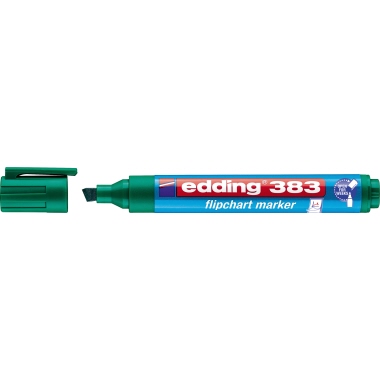 Flipchartmarker Edding 383 grün 1-5mm, Keilspitze