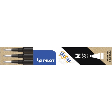Tintenrollermine PILOT FriXion 2261 BLS-FR7 schwarz 0,4mm 3er-Set
