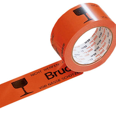 Packband PP Bruchgefahr 66mx50mm orange 