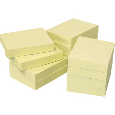 Haftnotiz Info 5653-11box 50x40mm gelb recycelt