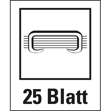 Heftgerät Leitz 5501 NeXXt rot bis 25 Blatt