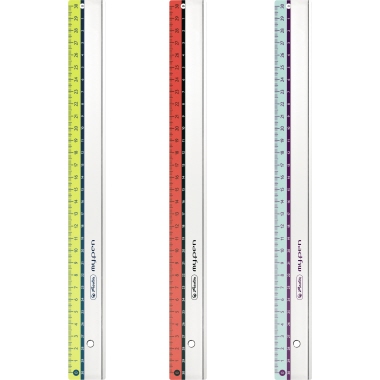 Lineal Herlitz 11367992 30cm sortiert Kunststoff