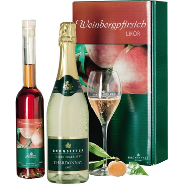 Geschenkkarton Likör + Sekt 