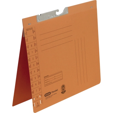 Pendelhefter Elba 100560091 A4 orange 320g/qm, Amtsheftung