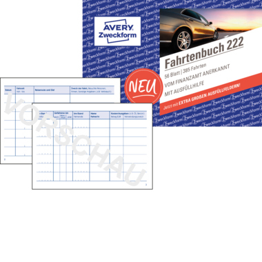 Fahrtenbuch Zweckf. 222 A6 