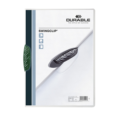 Klemmmappe Durable 2260 A4 grün 