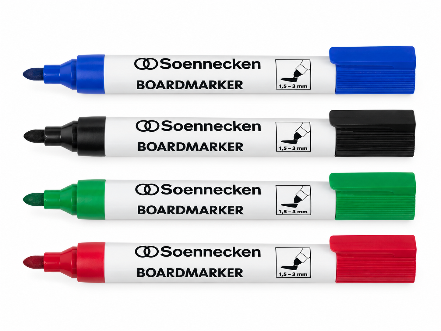 Boardmarker Soennecken 3124 sortiert 4er Etui 1,5-4mm