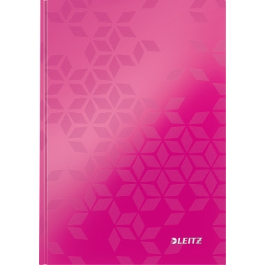 Notizbuch Leitz 4628 A5 80Bl. kar. pink 