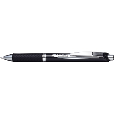 Gelschreiber Pentel BLP77 schwarz Dokumentenecht, Energel, 54% Recycling