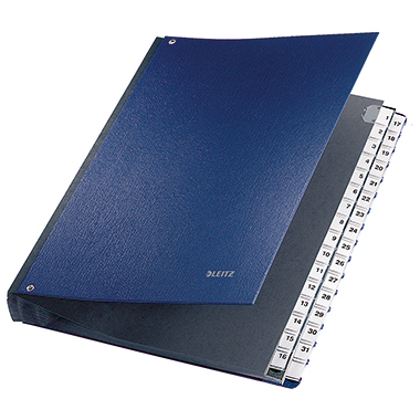 Pultordner Leitz 5931 A4 1-31 blau 